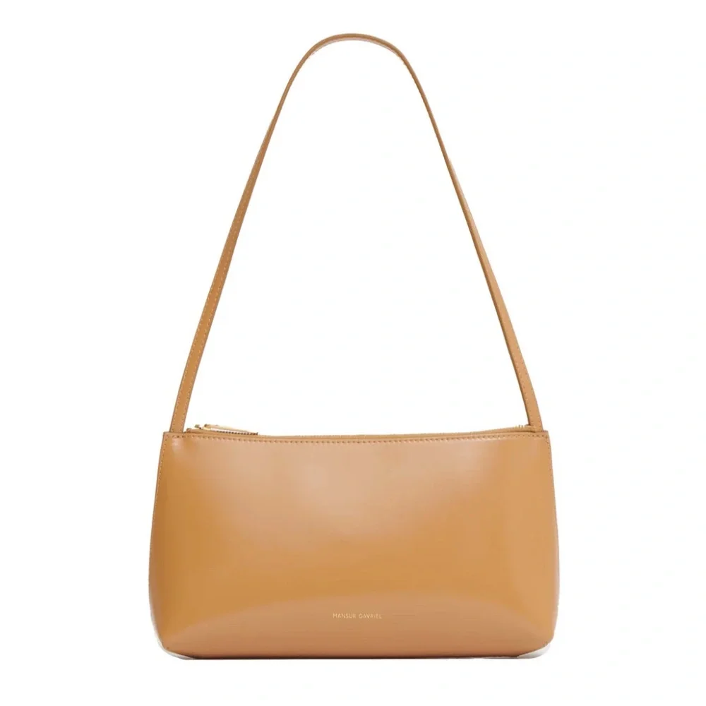 🆕 Mansur Gavriel Gaia Leather Shoulder Bag - Picture 5 of 12